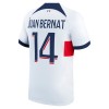 Camiseta de fútbol Paris Saint-Germain Juan Bernat 14 Segunda Equipación 23-24 - Hombre